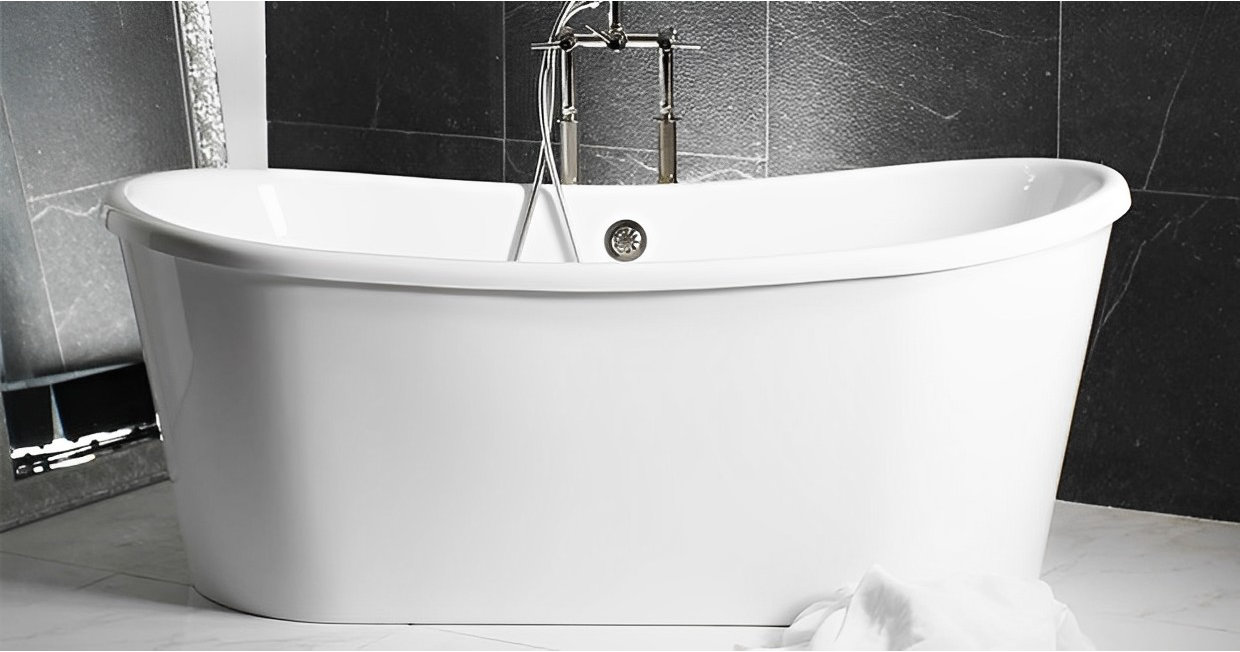 The Tub Studio Luxwide 58'' Freestanding Soaking Bathtub | Perigold